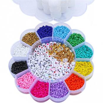 Beads for Bracelets Craft and Art Glass Alphabet