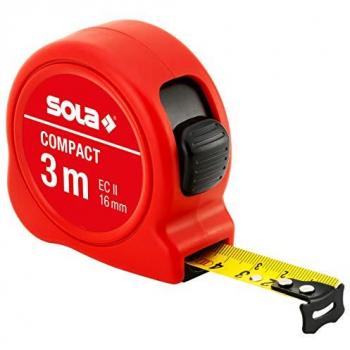 Compact Convex Tape Measure by SOLA (CO3) – Art No. 50500201