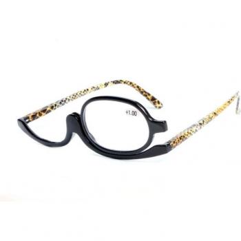 Lunettes de lecture de maquillage rotatives pour femmes