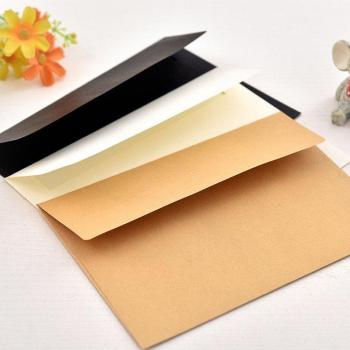 Kraft Paper Envelopes 10 Pack 17.5x12.5cm Ivory White and Black