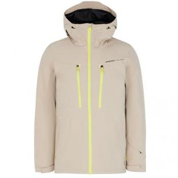 Giacca da sci con cappuccio Protest Timothy beige chiaro giallo XXL uomo