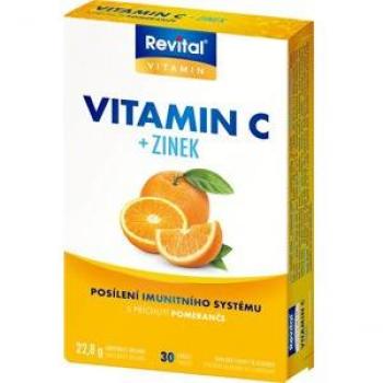 VitaminC+Zinok 30 tablet s prírodným pomarančovým extraktom