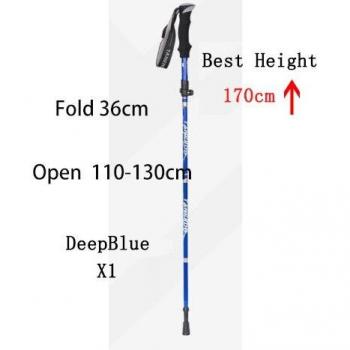 5-Section Portable Hiking Stick for Camping