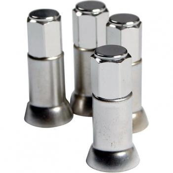 Kit de protection avec 4 bouchons et 4 manchons en aluminium et laiton