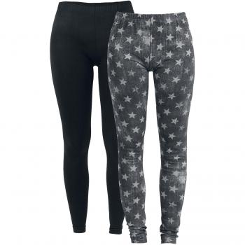 RED by EMP Double Comfort Leggings - Women's - Grey/Black - XS to 4XL