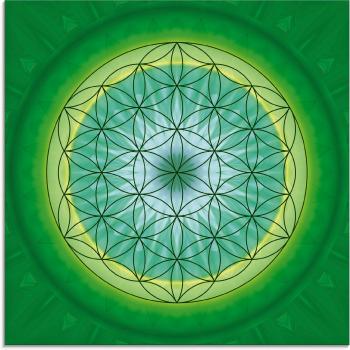 Artland Glasbild »Blume des Lebens 3«, Dekor, (1 St.), in verschiedenen Größen