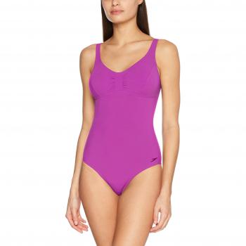 Speedo Aquagem, Traje de Baño Mujer, Talla 2XL, Morado