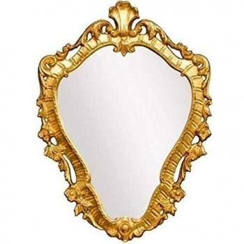 Casa Padrino Luxus Spiegel Gold 41 x 3 x H. 57 cm - Eleganter Barock Wandspiegel