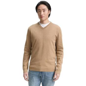 V-Shape Casual Knit Top – Hazel Brown Mix (Menswear)