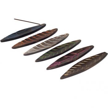 Regalo Natura: Apoyador de Incenso multicolor 5x27x2 cm, 6 unidades