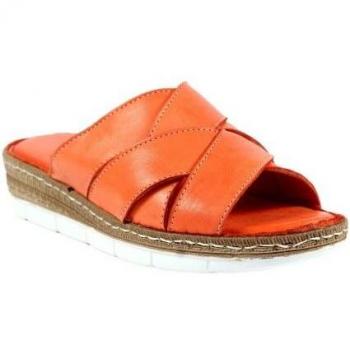 Lunar Ladies Gwen White Leather Sandals 4 UK