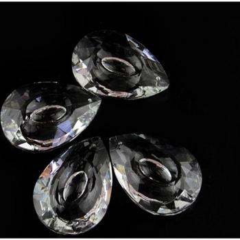 Clear Crystal Longan Suncatcher Prism Chandelier Pendant Lamp Parts - 10pcs