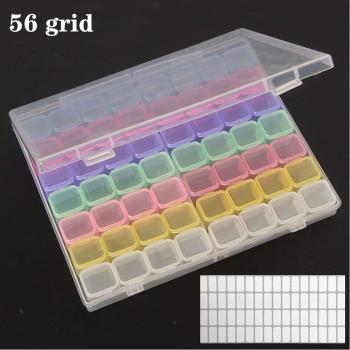 Rhinestone Bead Storage Container with 28/56/224 Slots