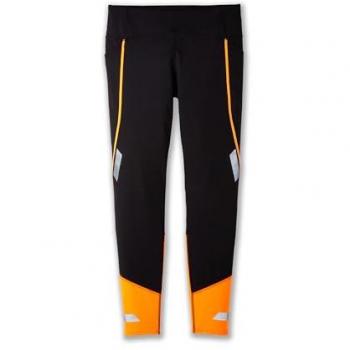 Brooks Running Brooks run visible legging 2 0 donna nero arancione