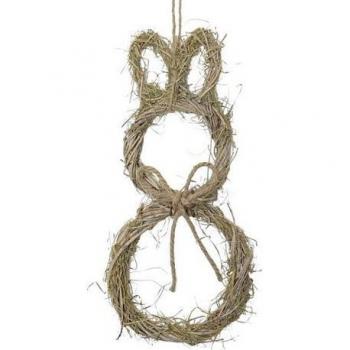 Geflochtenes Kaninchen Wanddekor von Chic Antique