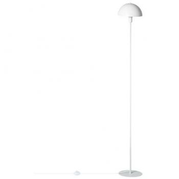 Lampada da Terra Metallo Madow Bianco
