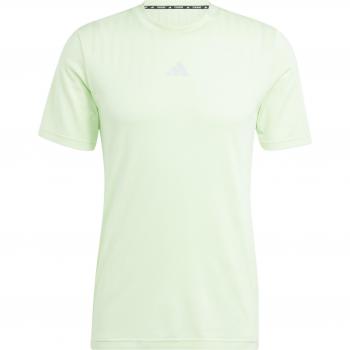 T-shirt adidas HIIT Airchill Workout manica corta verde - S