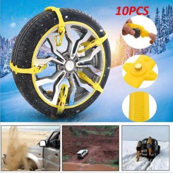 Winter Tire Anti-Skid Chains 10Pcs