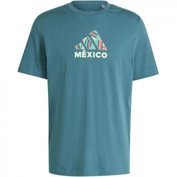 Camiseta de fútbol adidas football mexico fan graphic hombre verde