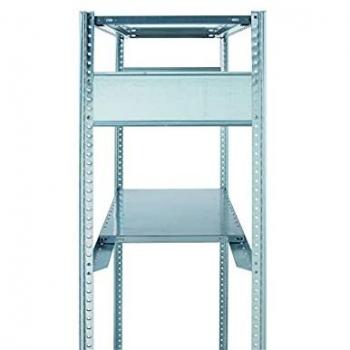 Système de rayonnage Schulte MULTIplus 250, 2000x1000x500 mm, 5 étagères, finition galvanisée