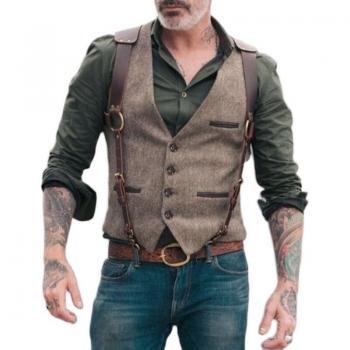 Chaleco de Caballero Steampunk Victoriano