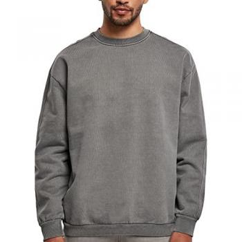 Urban Classics Męska Bluza Crew Heavy Terry Garment Dye w kolorze Dark Shadow 5XL