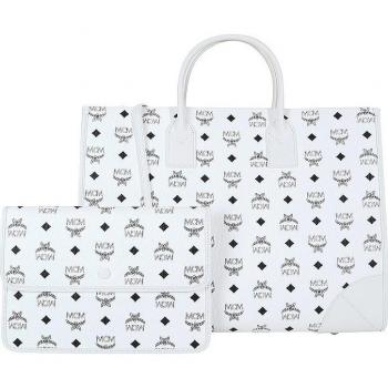 Sac Mcm MÜNCHEN XL blanc