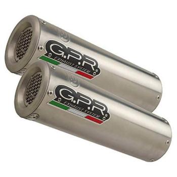 GPR Exclusive Silenziatore Non Omologato M3 Inox Dual Slip On Z1000 SX 11-19 Satin Silver
