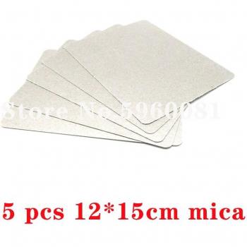 Recambio placa mica microondas 12x15 cm (5 piezas)