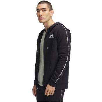 Sudadera con Cremallera Under Armour Icon Fleece Taping Hombre