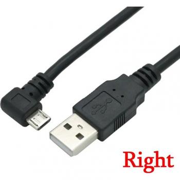90 Grad Micro USB auf USB Daten- und Ladekabel für Tablet, 0,3m - 1,5m