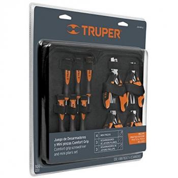 Truper - Juego de destornilladores y alicates mini - 10 piezas