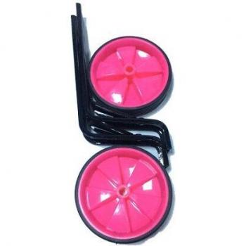 Rueda Auxiliar para Bicicleta Bisan, Modelo Rosa, 16/20 Pulgadas