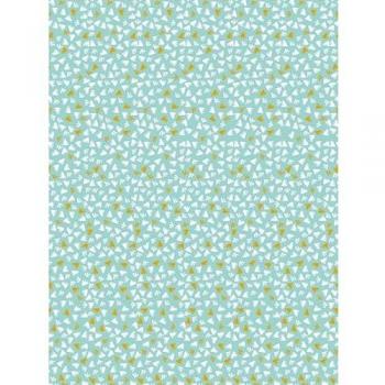 Décopatch Bastelkartonpapier Packung mit 20 Blättern, Motiv Nr. 861, Blau FDA861C