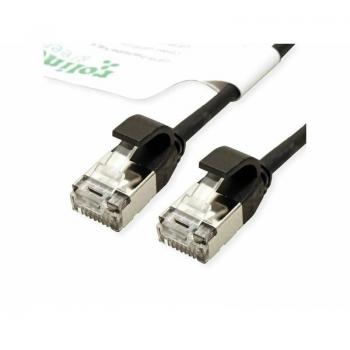 Roline U/FTP Patchkabel Kat.6A (Class EA), LSOH, slim, 0.15m, Netzwerkkabel