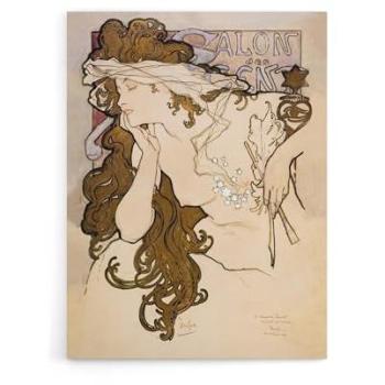 Vintage Salon des Cent Beige Art Print