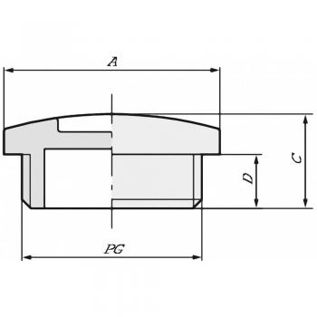 Mässingslock PG16 IP54 SKINDICHT BL 16 52003420