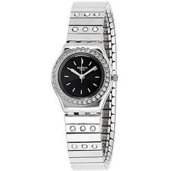 Swatch YSS318A Damenanaloguhr mit Edelstahlarmband, Quarzwerk