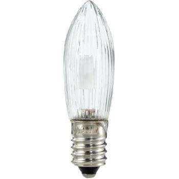 Hellum 914337 LED Ersatzkerzen 3 Stück für Lichterkette klar warm-weiß