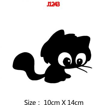 Cartoon Cat Waterproof Wall Decals