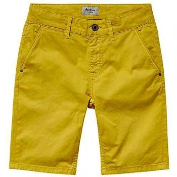 Pepe Jeans BLUEBURN Camiseta Corta, Amarillo (Solar 065), 14-15 Años para Niños
