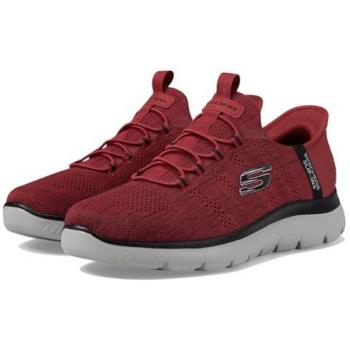 Skechers Men's Summits Key Pace Slip-On Sneakers - Red - Size 9