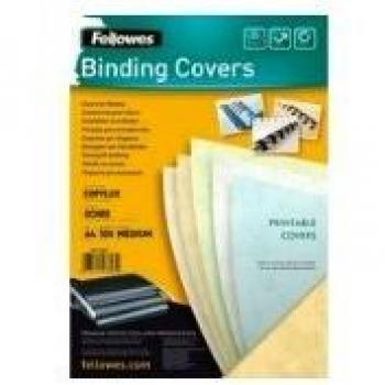 Fellowes White Relido Binding Covers (9-12mm, Pack of 20)