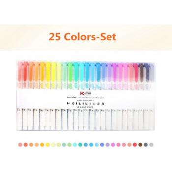Set de 25 Marcadores de Colores Mildliner