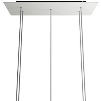 Rosette Rectangulaire XXL Rose-One 5 Trous Blanc