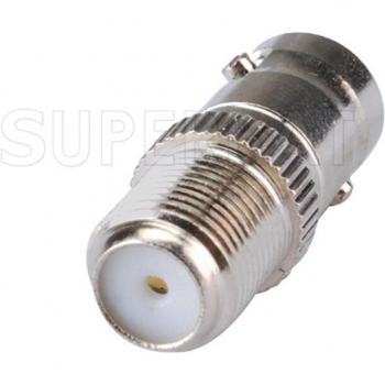 Superbat BNC-F Adapter 5er Set - BNC Jack zu F Weiblich Gerade RF Koaxialstecker