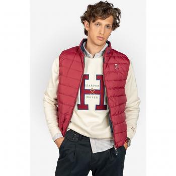 Harper & Neyer - Chaleco de hombre guateado liso