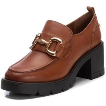 Carmela Lederhalbschuhe mit Metallakzent