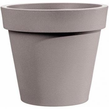 VASO Fioriera in RESINA EASY 45 cm TAUPE