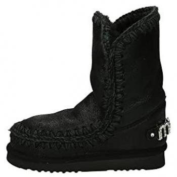 Mou Eskimo 24 Black Ankle Boots for Women Size 9 US